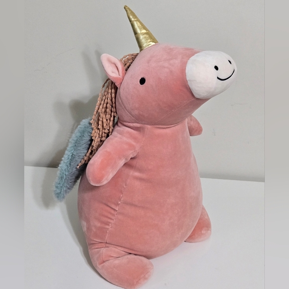 Pillowfort “Pegasus” Unicorn Weighted Plush - Picture 1 of 8